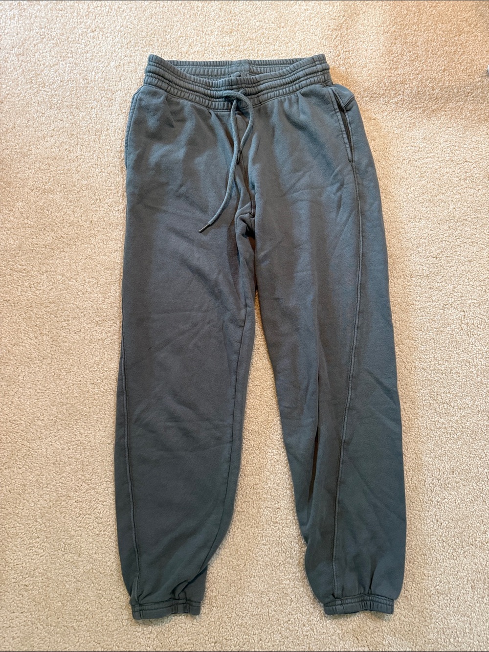 aerie Olive Green Drawstring Joggers